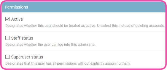 Managing users