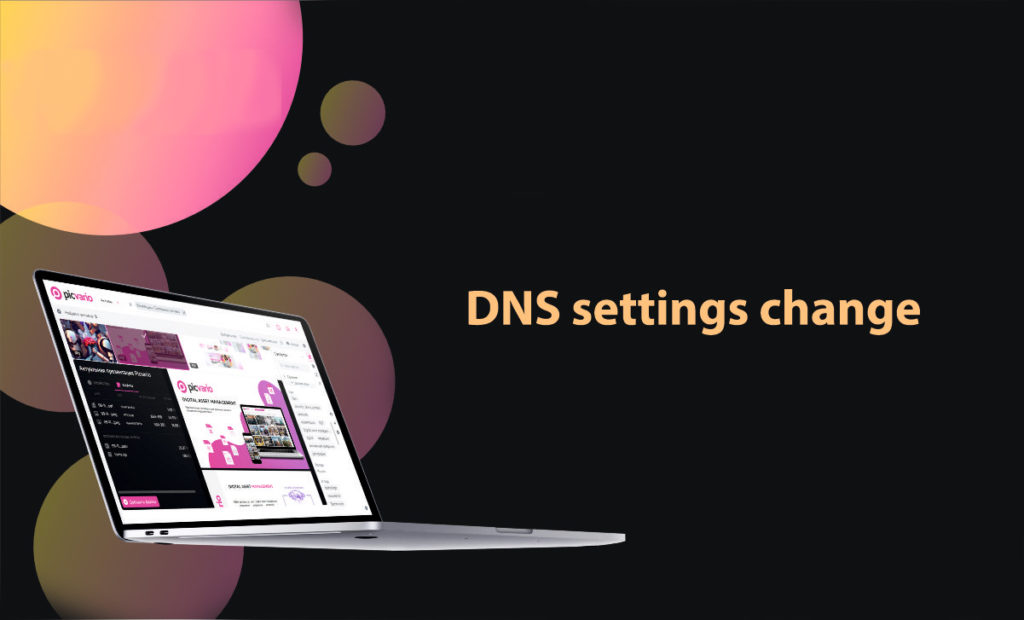 DNS settings change